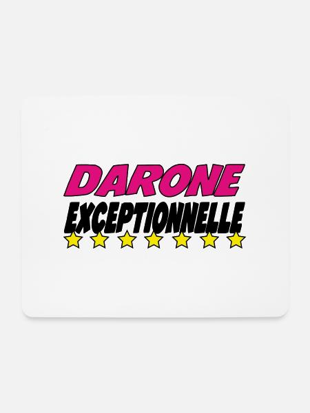 DARONE außergewöhnlich - Mousepad (Querformat) - Weiß