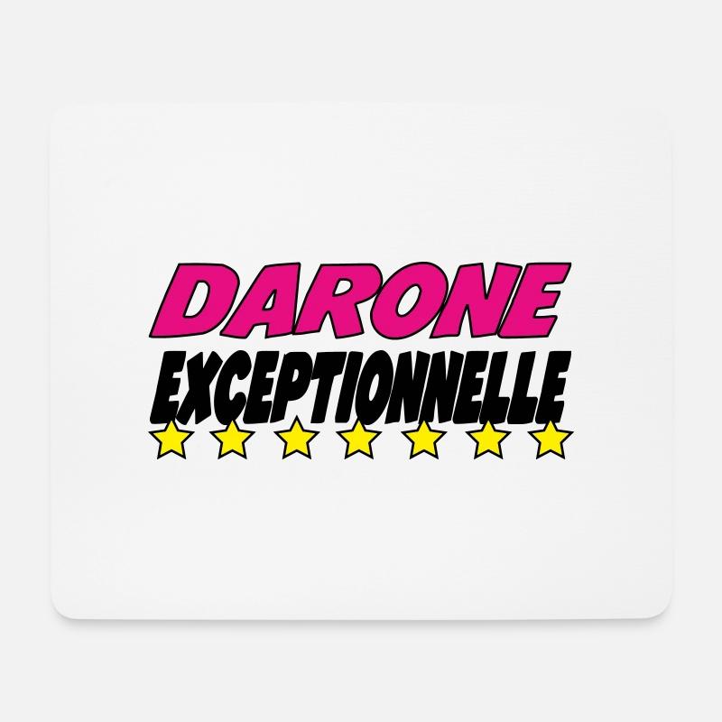 DARONE exceptional - Mouse Pad (horizontal) - white