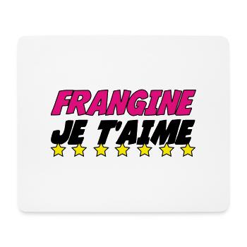 SCHWESTER, ICH LIEBE DICH - Mousepad (Querformat) - Weiß - Vorne