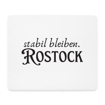 Staying stable Rostock - Mouse Pad (horizontal) - white - Front