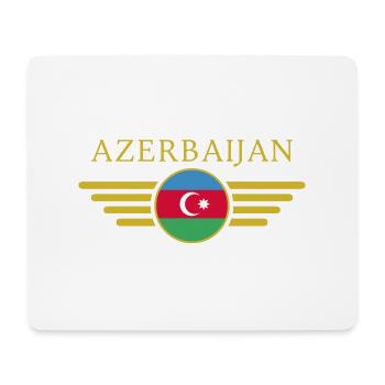 Ich liebe Aserbaidschan, Eleganz Design T-Shirt - Mousepad (Querformat) - Weiß - Vorne