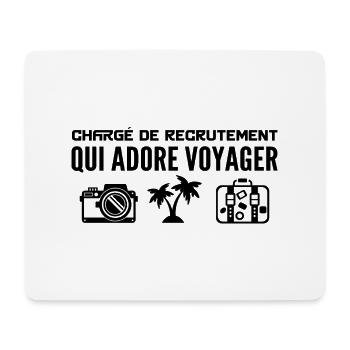 Travelers & Recruitment Manager: Passion - Mouse Pad (horizontal) - white - Front