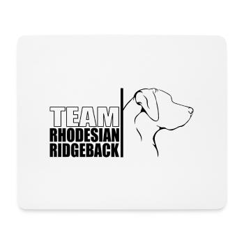 TEAM Rhodesian Ridgeback Profil Wilsigns b - Mousepad (Querformat) - Weiß - Vorne