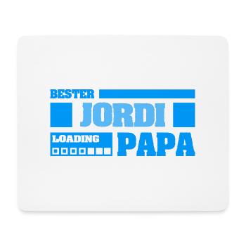 First name Jordi - Mouse Pad (horizontal) - white - Front