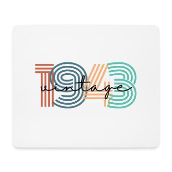 1943 Vintage Retro - Mousepad (Querformat) - Weiß - Vorne
