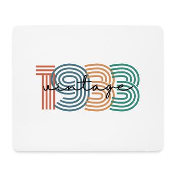 1933 Vintage Retro - Mousepad (Querformat) - Weiß - Vorne