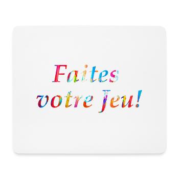 Will doch nur spielen 2 - Mousepad (Querformat) - Weiß - Vorne