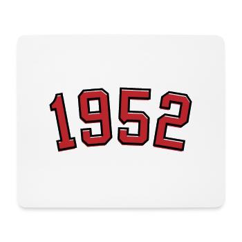 Sport year of birth 1952 - Mouse Pad (horizontal) - white - Front
