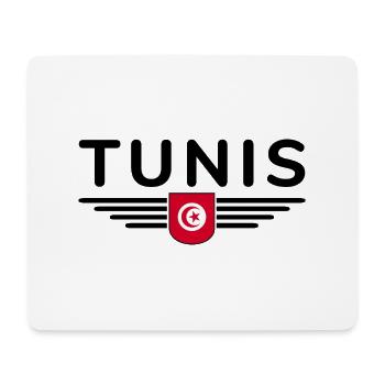 Tunis Design – Für Hauptstadtliebhaber - Mousepad (Querformat) - Weiß - Vorne