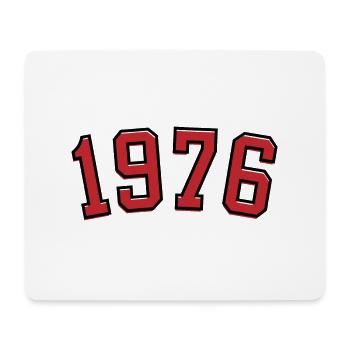 Sport year of birth 1976 - Mouse Pad (horizontal) - white - Front