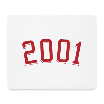 Year of birth sport 2001 - Mouse Pad (horizontal) - white - Front