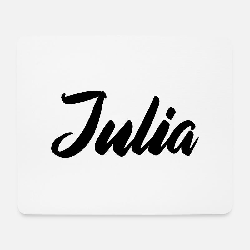 julia name - Mousepad (Querformat) - Weiß