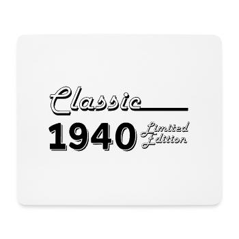 Classic 1940 édition limitée - Tapis de souris (format paysage) - blanc - Devant