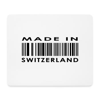 Made in Switzerland - Mouse Pad (horizontal) - white - Front