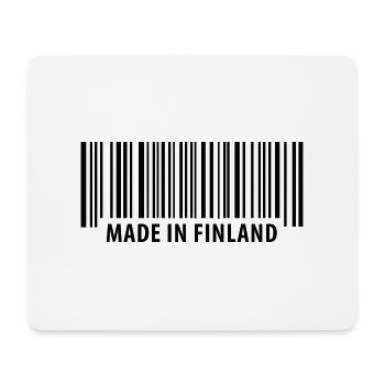 Made in Finland - Suomi - Tapis de souris (format paysage) - blanc - Devant