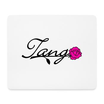 Tango mit Rose / Tango with Rose (2c) - Mousepad (Querformat) - Weiß - Vorne