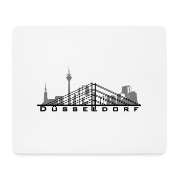 Düsseldorf - Mousepad (Querformat) - Weiß - Vorne