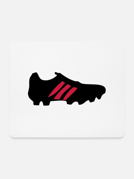 Fußball - Mousepad (Querformat) - Weiß