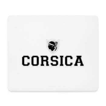Corsica et Ecusson - Tapis de souris (format paysage) - blanc - Devant