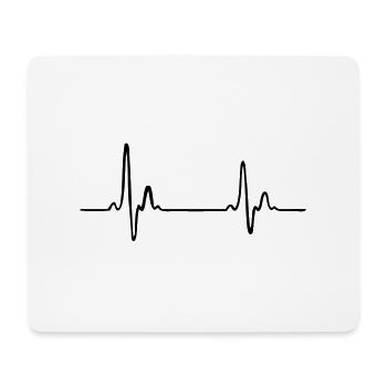 ekg profession - Mouse Pad (horizontal) - white - Front