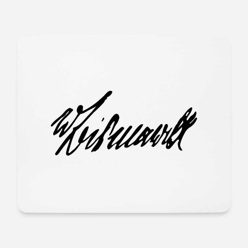 Otto von Bismarck - Mousepad (Querformat) - Weiß