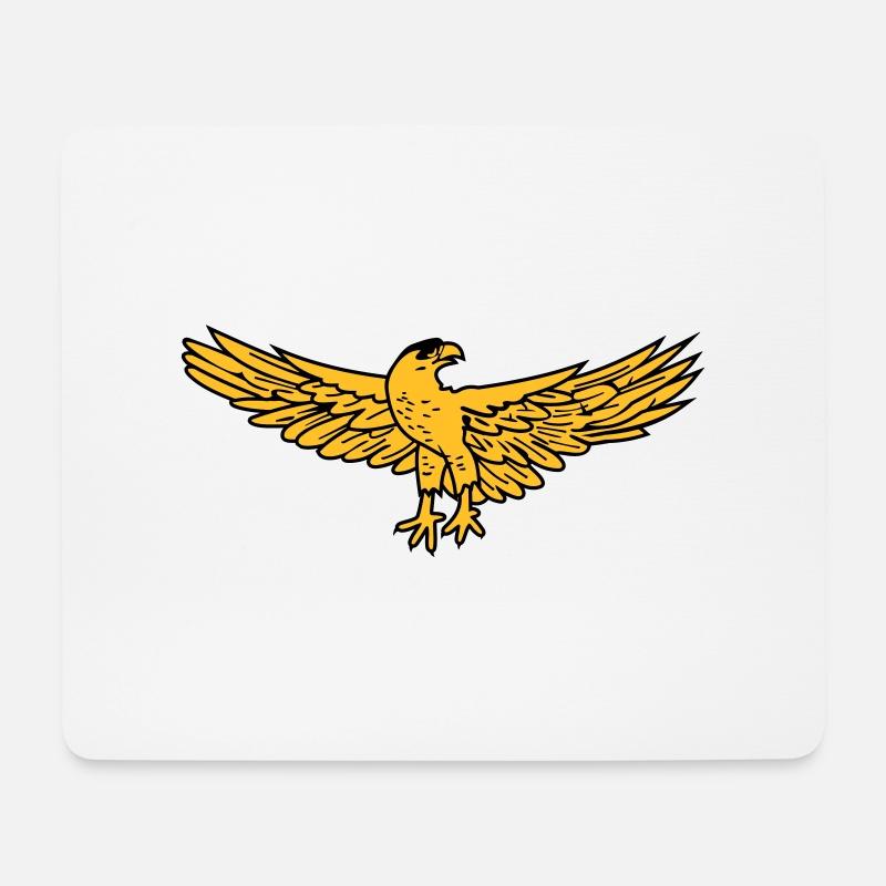 Adler Rom SPQR Vogel - Mousepad (Querformat) - Weiß