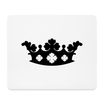 Crown de - Mousepad (Querformat) - Weiß - Vorne