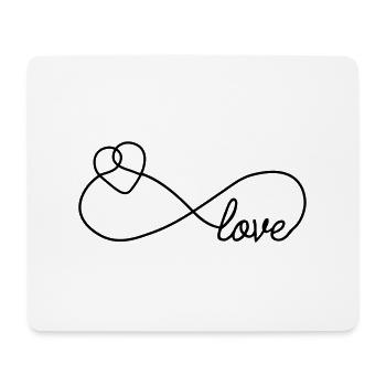 Eternal Love [Liebe Herz] - Mousepad (Querformat) - Weiß - Vorne