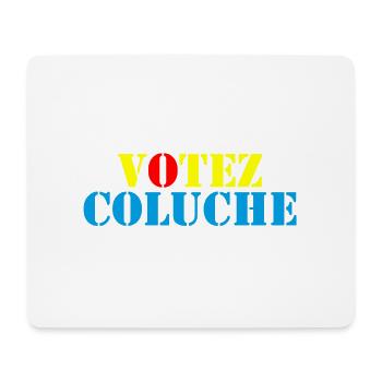 Votez Coluche 01 - Tapis de souris (format paysage) - blanc - Devant