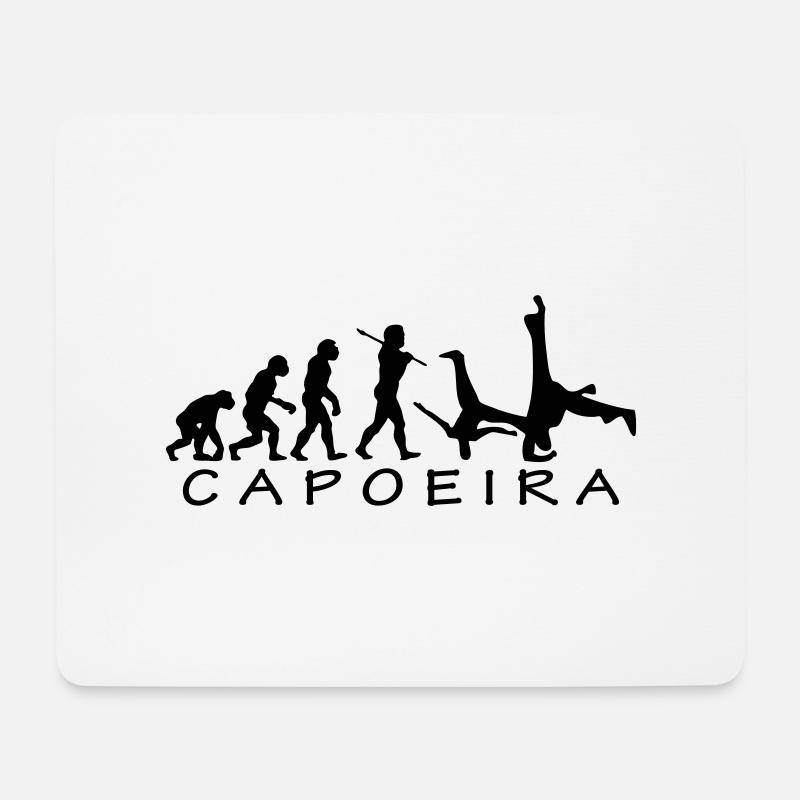 Capoeira Evolution - Mousepad (Querformat) - Weiß