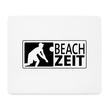 Beachvolleyball Bagger (quer) - Mousepad (Querformat) - Weiß - Vorne