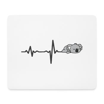 Heartbeat Koala Baby Gift - Mouse Pad (horizontal) - white - Front
