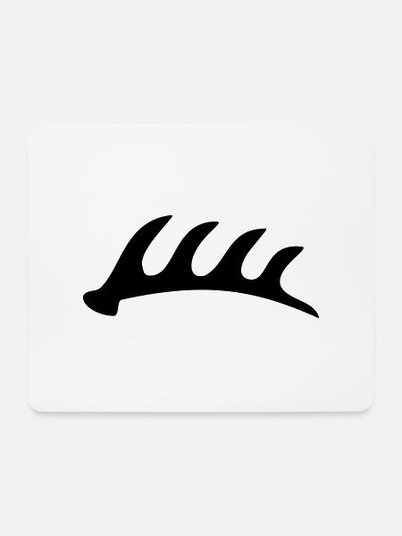 Württemberger Warmblut - Mousepad (Querformat) - Weiß
