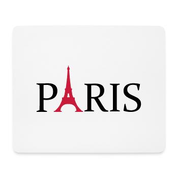 Paris - Mousepad (Querformat) - Weiß - Vorne