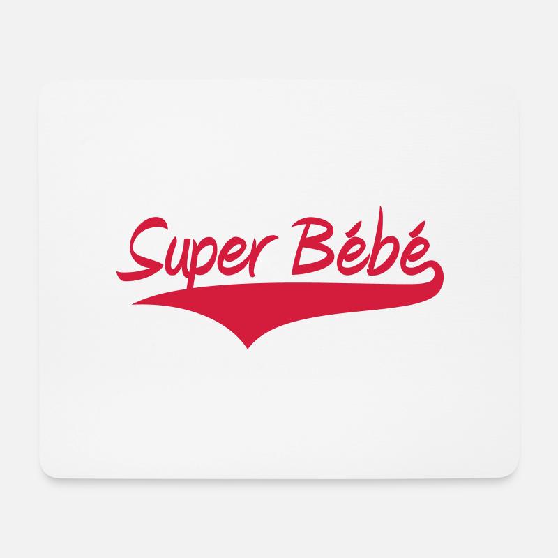 Super Bébé! - Mouse Pad (horizontal) - white