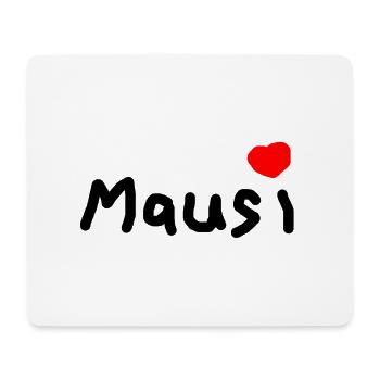 mausi - Tapis de souris (format paysage) - blanc - Devant