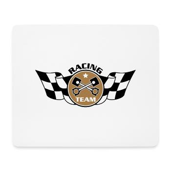 Racing Team 2c - Mousepad (Querformat) - Weiß - Vorne