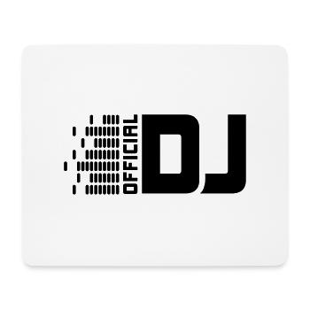 official_dj__f1 - Tapis de souris (format paysage) - blanc - Devant