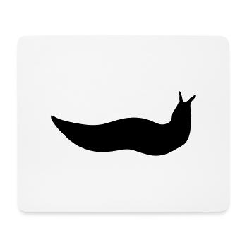 slug slug Nacktschnecke babosa lumaca1 - Mouse Pad (horizontal) - white - Front