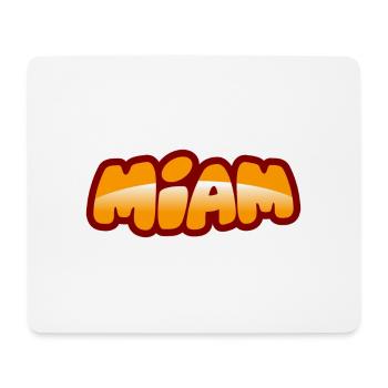 emoji expression miam.png - Tapis de souris (format paysage) - blanc - Devant