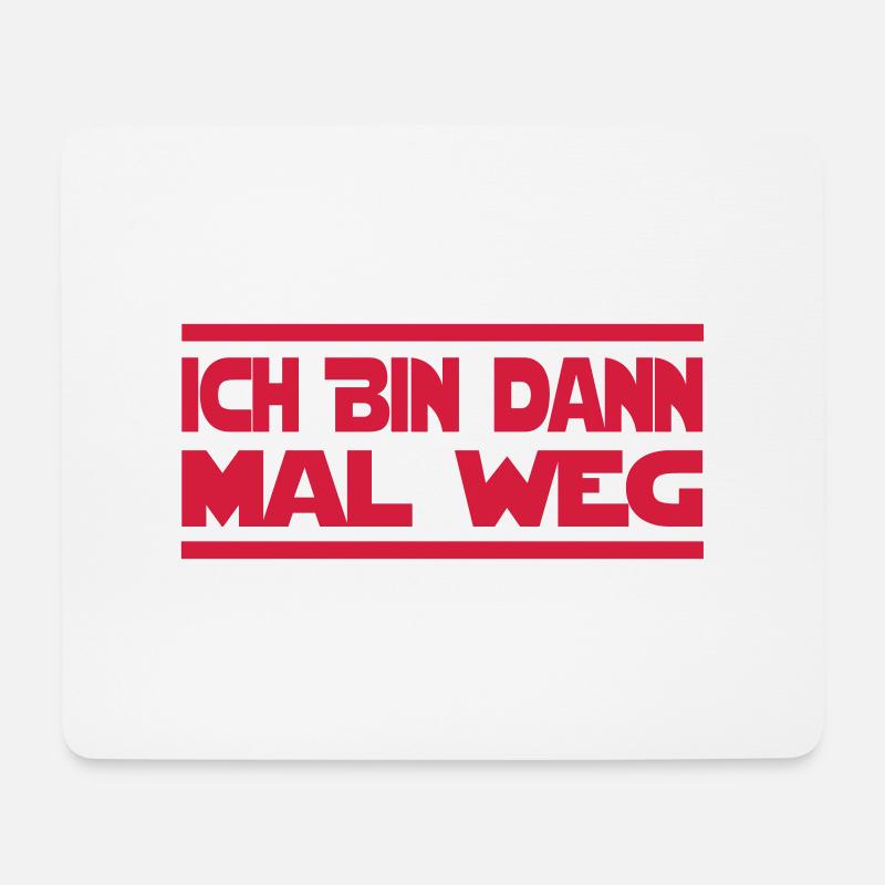 Junggeselle - Mousepad (Querformat) - Weiß