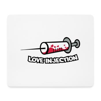 spritze_love_injection2 - Mousepad (Querformat) - Weiß - Vorne