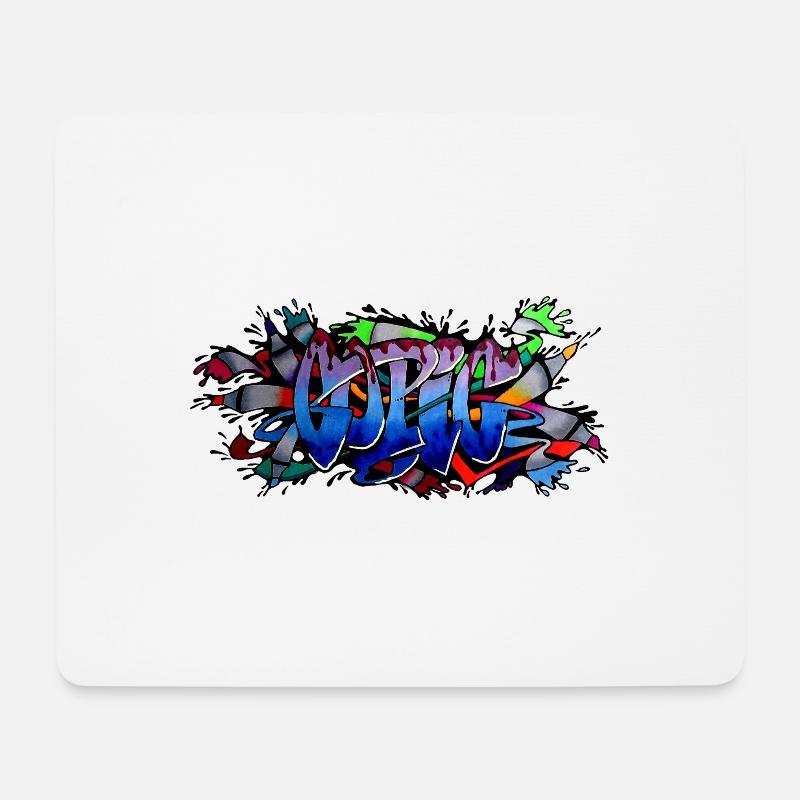 Graffiti - Mouse Pad (horizontal) - white