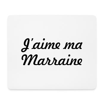 Ich liebe meine Patin - Mousepad (Querformat) - Weiß - Vorne