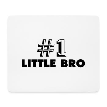 number one little bro - Tapis de souris (format paysage) - blanc - Devant