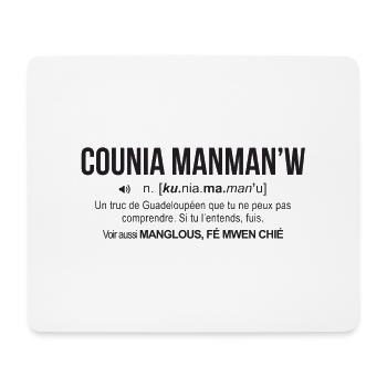 guadeloupe-definition - Tapis de souris (format paysage) - blanc - Devant