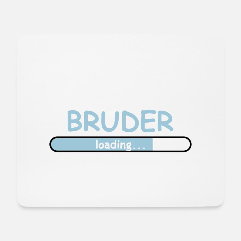 Großer Bruder - Mousepad (Querformat) - Weiß