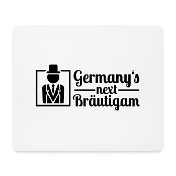 germanys_next_braeutigam_1_f1 - Mousepad (Querformat) - Weiß - Vorne