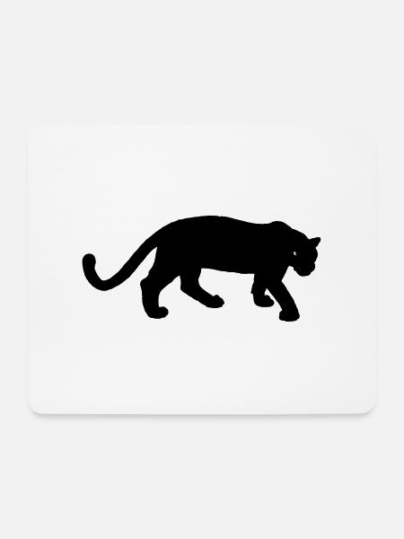 panther - Mousepad (Querformat) - Weiß