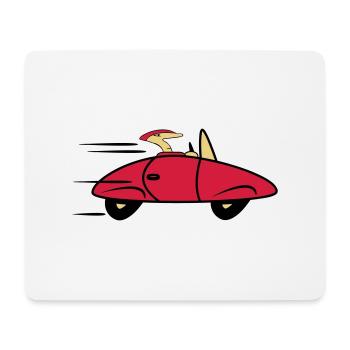Car sports cars fast cars - Mouse Pad (horizontal) - white - Front